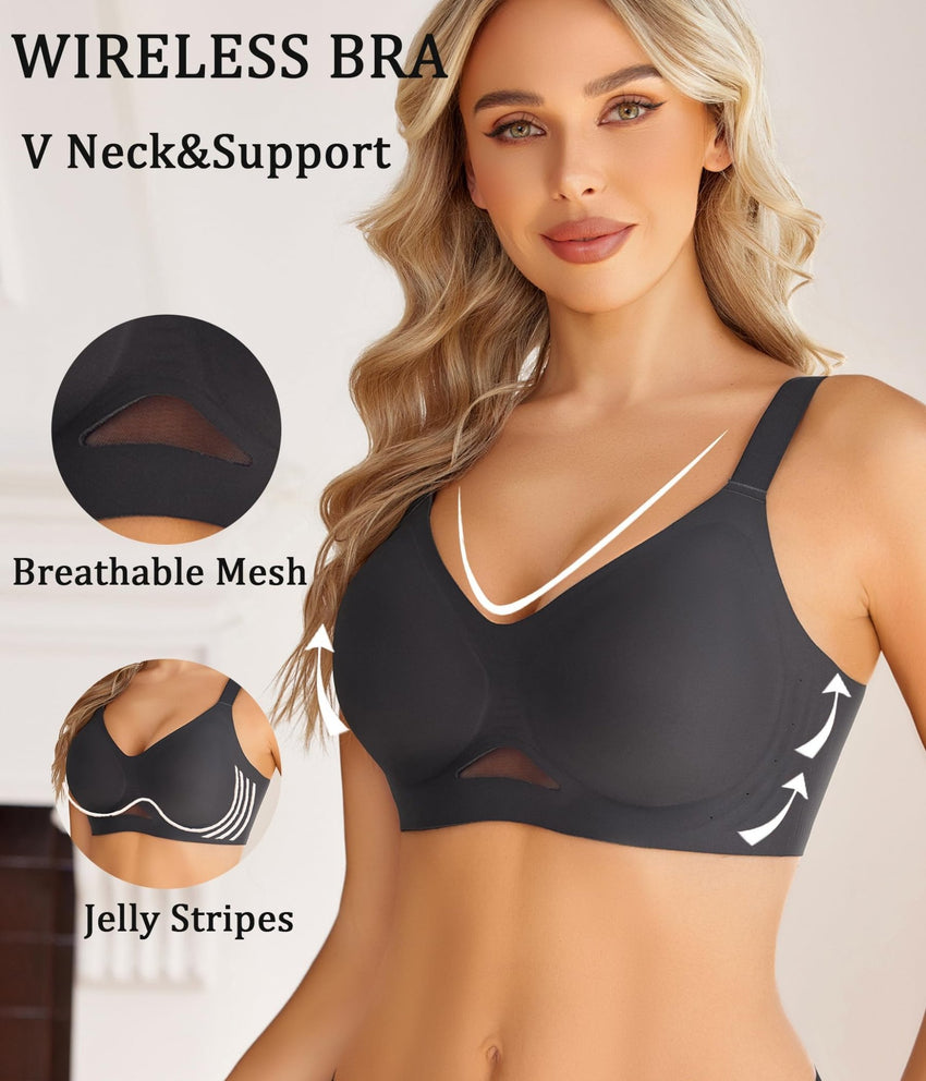 Avidlove Wireless Bras for Women Bras No Underwire Seamless Push Up Bralette Full Coverage Comfort Bra Everyday Bra - 7DAY'S
