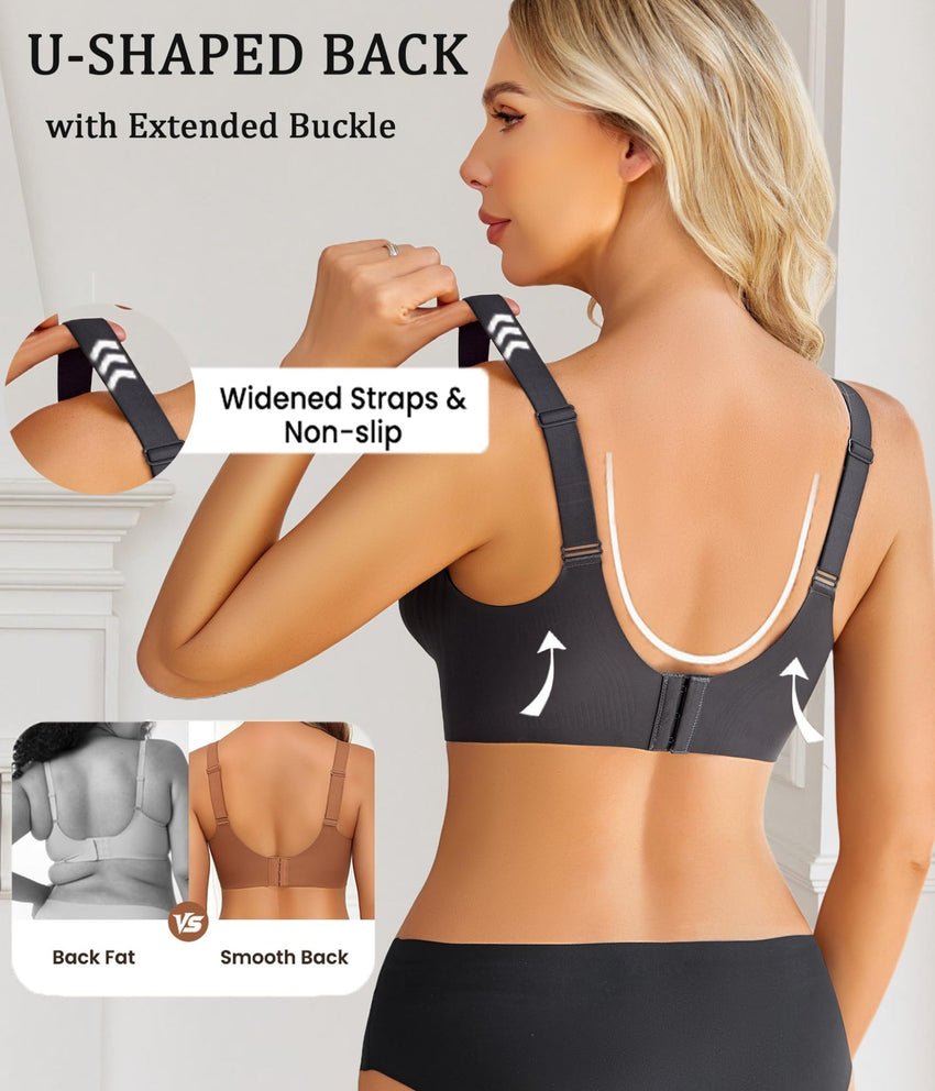 Avidlove Wireless Bras for Women Bras No Underwire Seamless Push Up Bralette Full Coverage Comfort Bra Everyday Bra - 7DAY'S