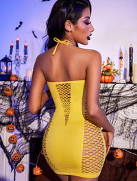 Avidlove Womens Lingerie Fishnet Dress Mesh Badydoll Fishnet Bodysuit See Through Chemise - 7DAY'S