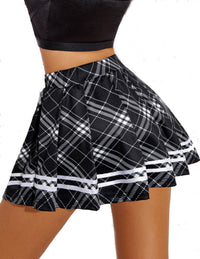 Avidlove Womens Pleated Skirt School Uniform Skirt Mini Skirt Pleated Cheer Skirt - 7DAY'S