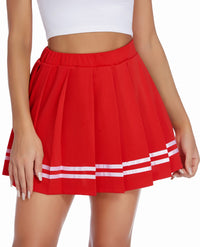Avidlove Womens Pleated Skirt School Uniform Skirt Mini Skirt Pleated Cheer Skirt - 7DAY'S