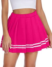 Avidlove Womens Pleated Skirt School Uniform Skirt Mini Skirt Pleated Cheer Skirt - 7DAY'S