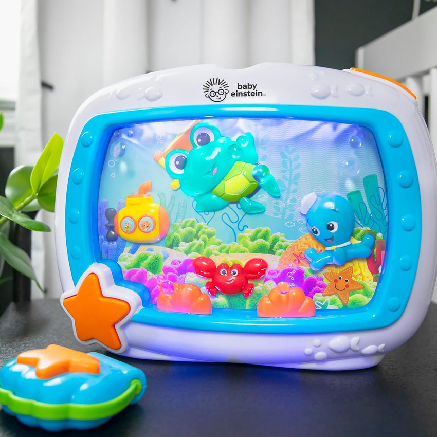 Baby Einstein Sea Dreams Soother Musical Crib Toy and Sound Machine, Newborn and up - 7DAY'S