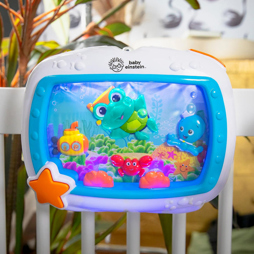 Baby Einstein Sea Dreams Soother Musical Crib Toy and Sound Machine, Newborn and up - 7DAY'S