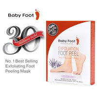 Baby Foot Original Exfoliation Foot Peel - Callus Remover for Rough Cracked, Dry Feet, Dead Skin Removal - Foot Peeling Mask for Baby Soft Feet - Spa Experience at Home & Gift Ideas - Lavender Scented - 7DAY'S