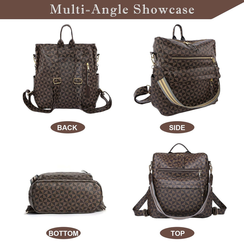 Backpack Purse for Women Fashion Designer Travel Large Ladies handbags - 7DAY'S