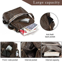 Backpack Purse for Women Fashion Designer Travel Large Ladies handbags - 7DAY'S