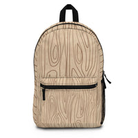 Backpack Work/school/leisure - Waterproof, Beige And Brown Tree Sketch Line Art - 7DAY'S