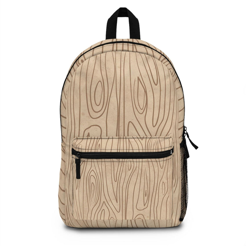 Backpack Work/school/leisure - Waterproof, Beige And Brown Tree Sketch Line Art - 7DAY'S