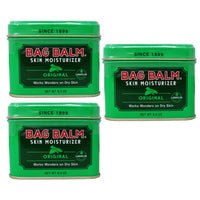 Bag Balm Vermont's Original Skin Moisturizer - Full Body Hydrating Skin Care: Dry Hands, Lips, Face, Feet & More - Unscented, Cruelty & Paraben Free - Day & Night, Men & Women (4oz Tin, Made in USA) - 7DAY'S