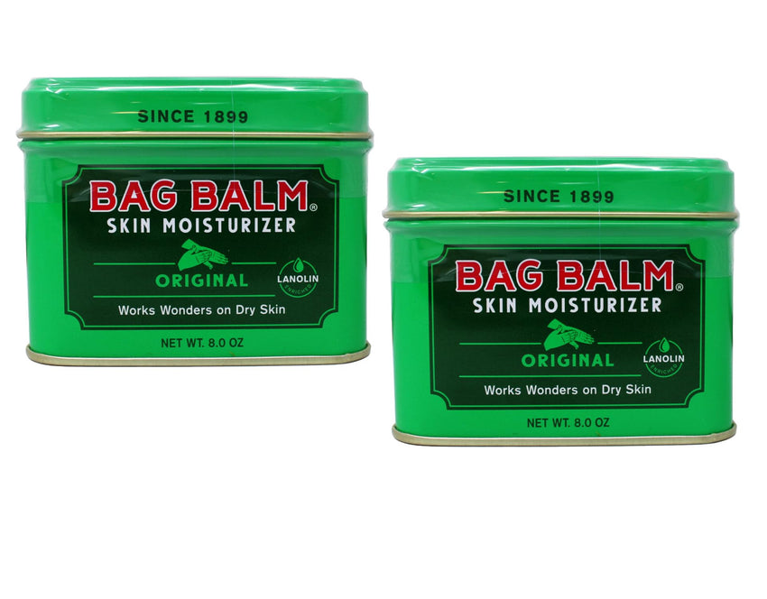 Bag Balm Vermont's Original Skin Moisturizer - Full Body Hydrating Skin Care: Dry Hands, Lips, Face, Feet & More - Unscented, Cruelty & Paraben Free - Day & Night, Men & Women (4oz Tin, Made in USA) - 7DAY'S