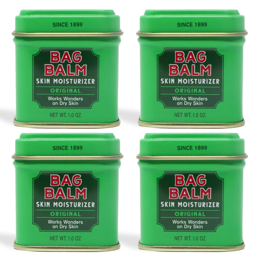 Bag Balm Vermont's Original Skin Moisturizer - Full Body Hydrating Skin Care: Dry Hands, Lips, Face, Feet & More - Unscented, Cruelty & Paraben Free - Day & Night, Men & Women (4oz Tin, Made in USA) - 7DAY'S