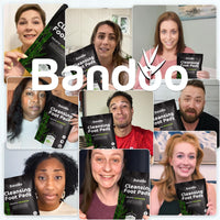 Bandoo Original Deep Cleansing Foot Pads | Rana Pads | Premium Natural Bamboo Foot Pads | Japanese Pads | Cleanse, Moisturize & Energize | for Men & Women | 10 Pads - 7DAY'S
