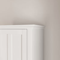 Bathroom Floor Storage Cabinet with 2 Doors Living Room Wooden Cabinet with 6 Shelves 15.75 x 11.81 x 66.93 inch - 7DAY'S