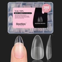 beetles Gel Polish 9 In 1 Gel Nail Glue for Clear Acrylic Nail Tips 2 Pcs 15ml Long Lasting Nail Gel Kit for False Nails Tips, Base Blooming Nail Gel, U V Light Required - 7DAY'S