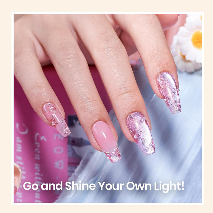 beetles Gel Polish No Wipe Gel Top Coat - Clear Color Top Coat Gel Nail Polish Shine Finish and Long Lasting, Soak Off Nail Lamp, 15ml Gift for Girls - 7DAY'S