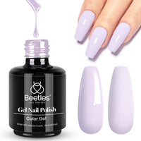 Beetles White Gel Nail Polish,15ml Summer Soak Off UV Gel Polish French Nail Art Manicure Salon DIY Design at Home Gift for Woman - 7DAY'S