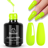 Beetles White Gel Nail Polish,15ml Summer Soak Off UV Gel Polish French Nail Art Manicure Salon DIY Design at Home Gift for Woman - 7DAY'S