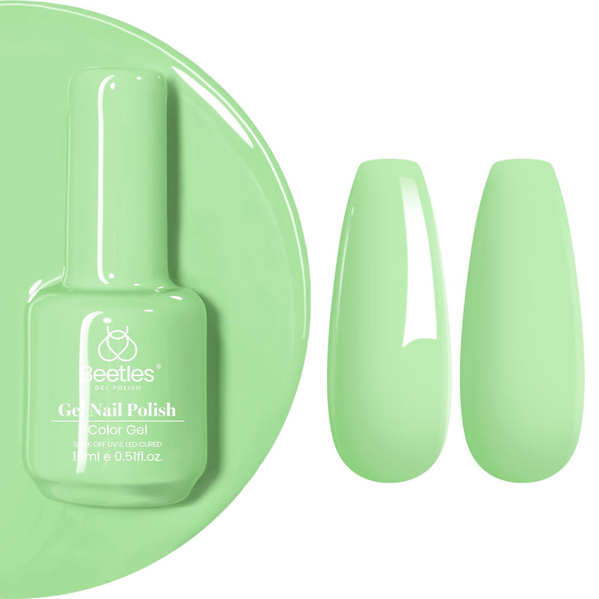 Beetles White Gel Nail Polish,15ml Summer Soak Off UV Gel Polish French Nail Art Manicure Salon DIY Design at Home Gift for Woman - 7DAY'S