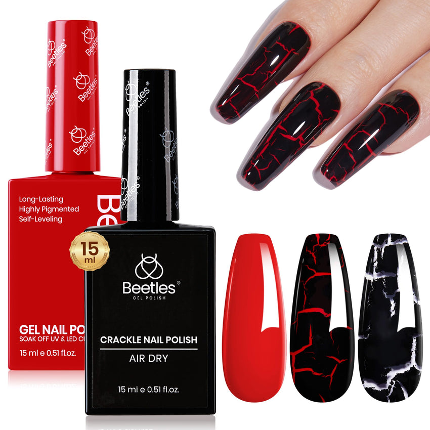 Beetles White Gel Nail Polish,15ml Summer Soak Off UV Gel Polish French Nail Art Manicure Salon DIY Design at Home Gift for Woman - 7DAY'S