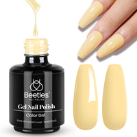 Beetles White Gel Nail Polish,15ml Summer Soak Off UV Gel Polish French Nail Art Manicure Salon DIY Design at Home Gift for Woman - 7DAY'S