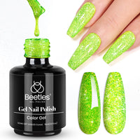 Beetles White Gel Nail Polish,15ml Summer Soak Off UV Gel Polish French Nail Art Manicure Salon DIY Design at Home Gift for Woman - 7DAY'S