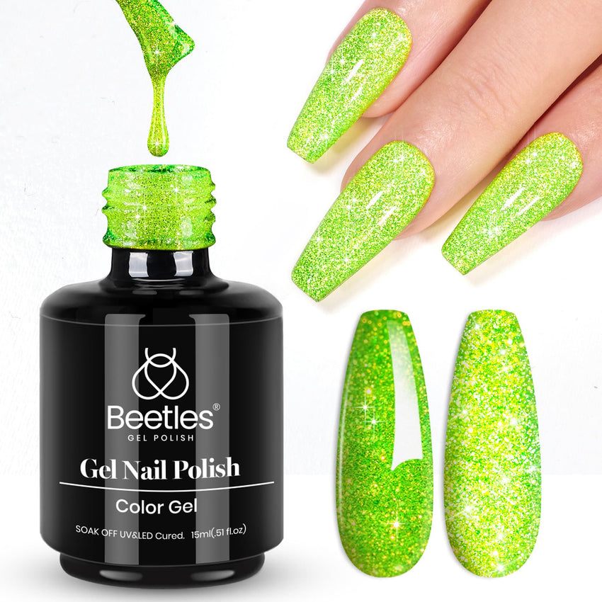 Beetles White Gel Nail Polish,15ml Summer Soak Off UV Gel Polish French Nail Art Manicure Salon DIY Design at Home Gift for Woman - 7DAY'S