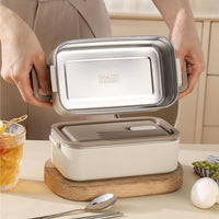 Bento Lunch Box 3 Stackable Food Container Leakproof Dishwasher Microwave Oven Safe Bento Box with Chopsticks Spoon for Adult Kids Work Picnic - 7DAY'S