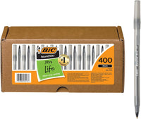 BIC Round Stic Xtra Life Ballpoint Pen, Ultra Long Lasting and Consistent Ink Flow, 60 - Count in Black Ink - 7DAY'S