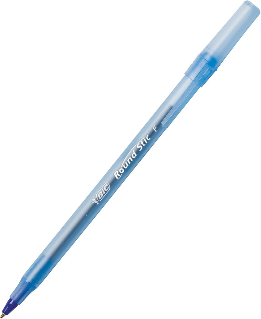 BIC Round Stic Xtra Life Ballpoint Pen, Ultra Long Lasting and Consistent Ink Flow, 60 - Count in Black Ink - 7DAY'S