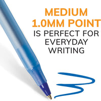 BIC Round Stic Xtra Life Ballpoint Pen, Ultra Long Lasting and Consistent Ink Flow, 60 - Count in Black Ink - 7DAY'S