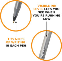 BIC Round Stic Xtra Life Ballpoint Pen, Ultra Long Lasting and Consistent Ink Flow, 60 - Count in Black Ink - 7DAY'S