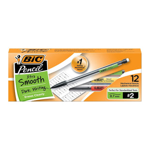 BIC Xtra Smooth Mechanical Pencil with 0.7 mm Medium Point, Refillable and Retractable, 40 - Count Pack - 7DAY'S