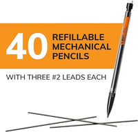 BIC Xtra Smooth Mechanical Pencil with 0.7 mm Medium Point, Refillable and Retractable, 40 - Count Pack - 7DAY'S