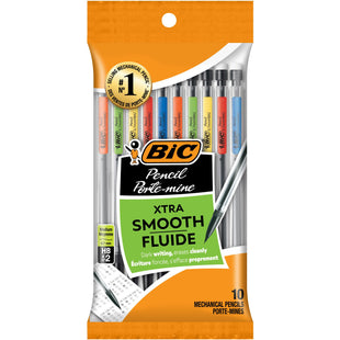 BIC Xtra Smooth Mechanical Pencil with 0.7 mm Medium Point, Refillable and Retractable, 40-Count Pack