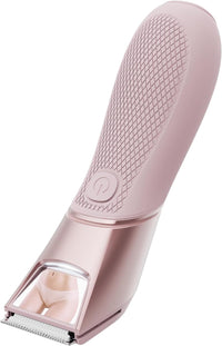 Bikini Trimmer for Women: Mirror Electric Shaver for Body Pubic Hair with LED Light, IPX7 Waterproof Portable Lady Facial Razor with Ceramic Blade,Rechargeable Body Groomer for Leg,Arm,Underarm - 7DAY'S