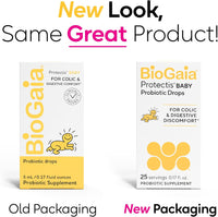BioGaia Protectis Baby Probiotic Drops | Baby Essentials for Colic & Gas Relief | Safe for Newborns | Ease Crying, Fussing, Colic, Gas, Spit - ups & Constipation | No Dairy, Soy & Gluten | 5mL - 7DAY'S
