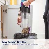 Bissell CleanView Compact Turbo Upright Vacuum with Quick Release Wand, Full Size Power, Compact Size for Apartments & Dorms, 3437F - 7DAY'S