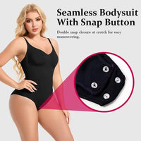 Bodysuit for Women Tummy Control Shapewear Racerback Seamless Sculpting Body Shaper Tank Top - 7DAY'S