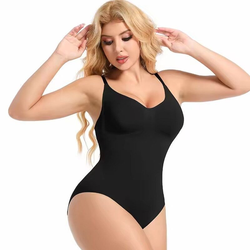Bodysuit for Women Tummy Control Shapewear Racerback Seamless Sculpting Body Shaper Tank Top - 7DAY'S