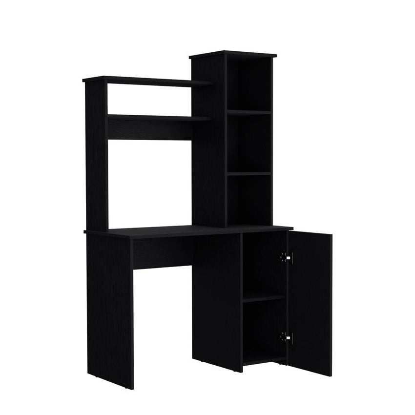 Bookcase XS Benzoni, Office, Black - 7DAY'S