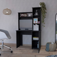 Bookcase XS Benzoni, Office, Black - 7DAY'S