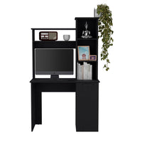 Bookcase XS Benzoni, Office, Black - 7DAY'S