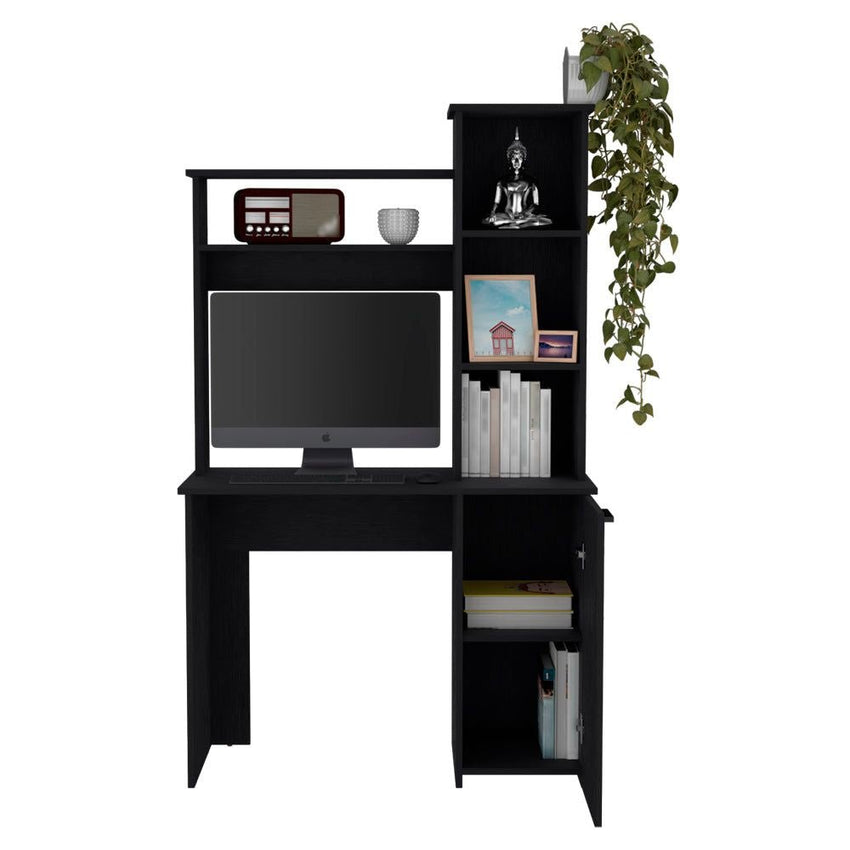 Bookcase XS Benzoni, Office, Black - 7DAY'S