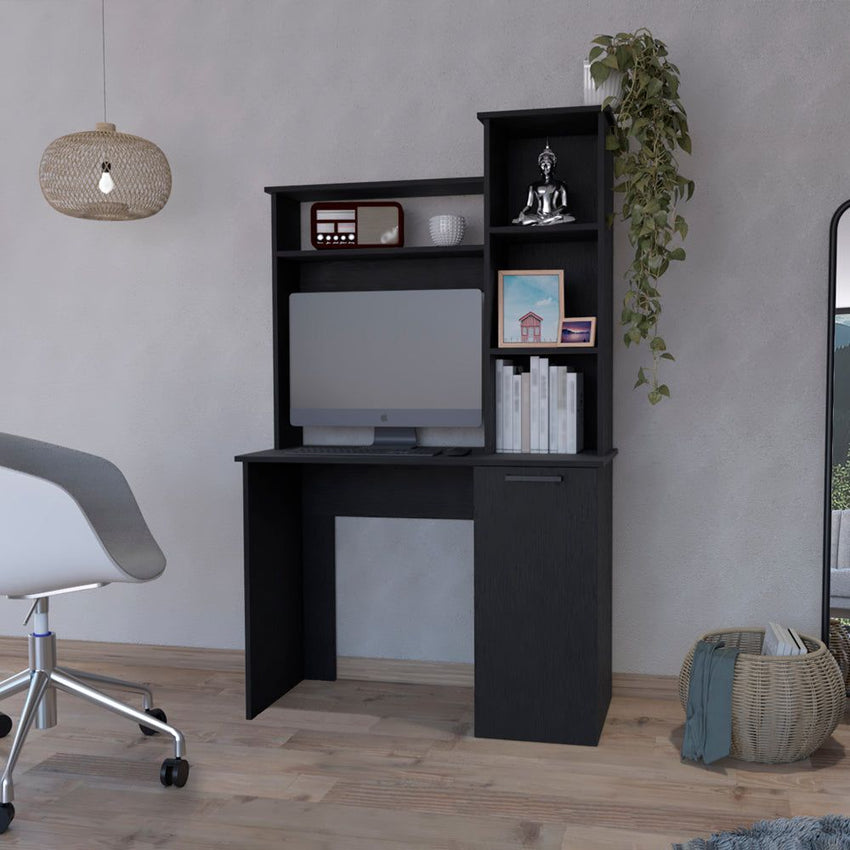 Bookcase XS Benzoni, Office, Black - 7DAY'S
