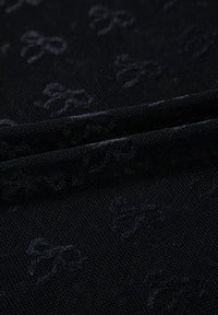 Bow Round Neck Long Sleeve Top - 7DAY'S