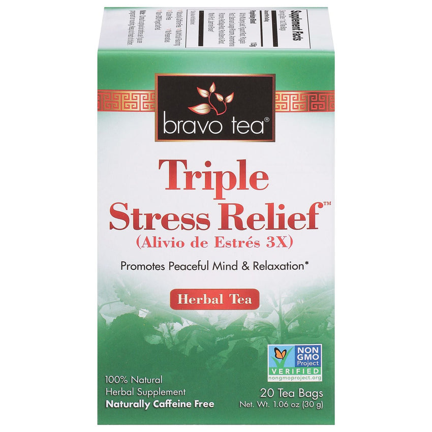 Bravo Teas And Herbs - Tea - Triple Stress Relief - 20 Bag - 7DAY'S