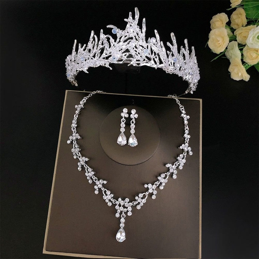 Bridal Crown Three Piece Set - 7DAY'S