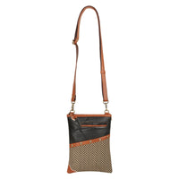 Brisk Crossbody Bag w/ Cellphone Pocket - Herringbone - 7DAY'S