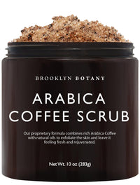 Brooklyn Botany Brown Sugar Body Scrub - Moisturizing and Exfoliating Body, Face, Hand, Foot Scrub - Fights Acne, Fine Lines & Wrinkles, Great Gifts For Women & Men - 10 oz - 7DAY'S